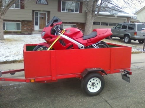 High Sides Custom Box Trailer 8x4