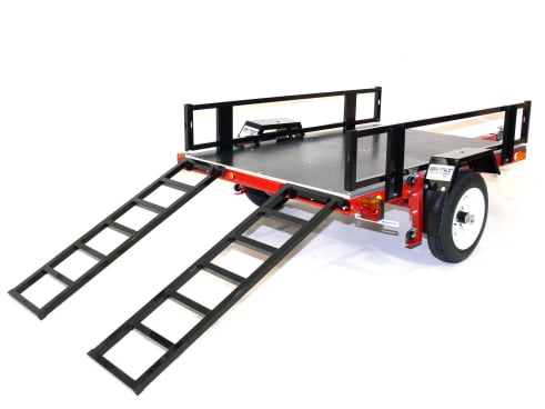 Trailer With Loading Ramps